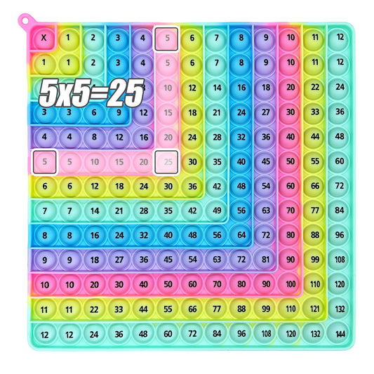 Multiplication Practice Math Games 12x12 Times Table Addictive Push Fidget Buttons