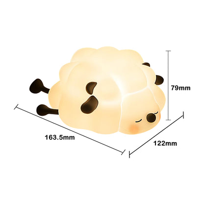 Cute Soft Silicone Touch Activate Night Light- Sheep - Panda - Elephant
