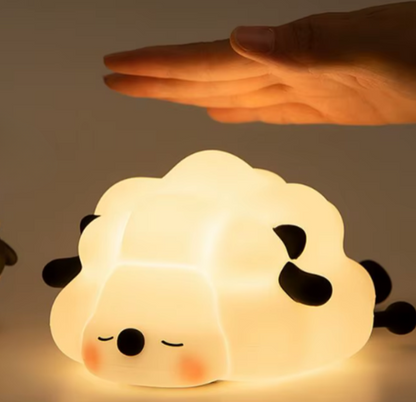 Cute Soft Silicone Touch Activate Night Light- Sheep - Panda - Elephant