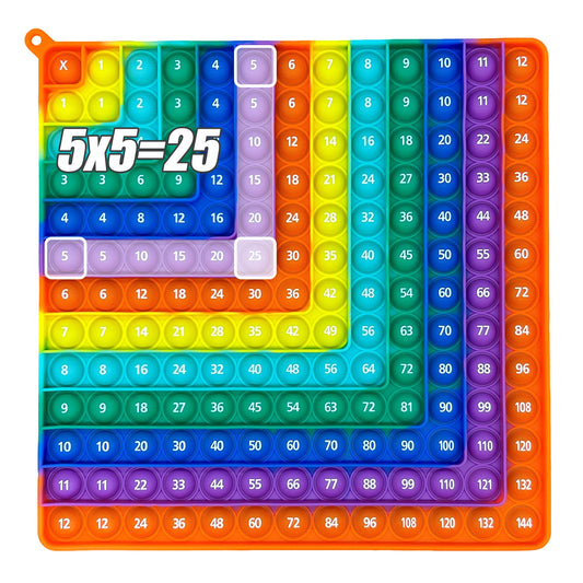 Multiplication Practice Math Games 12x12 Times Table Addictive Push Fidget Buttons